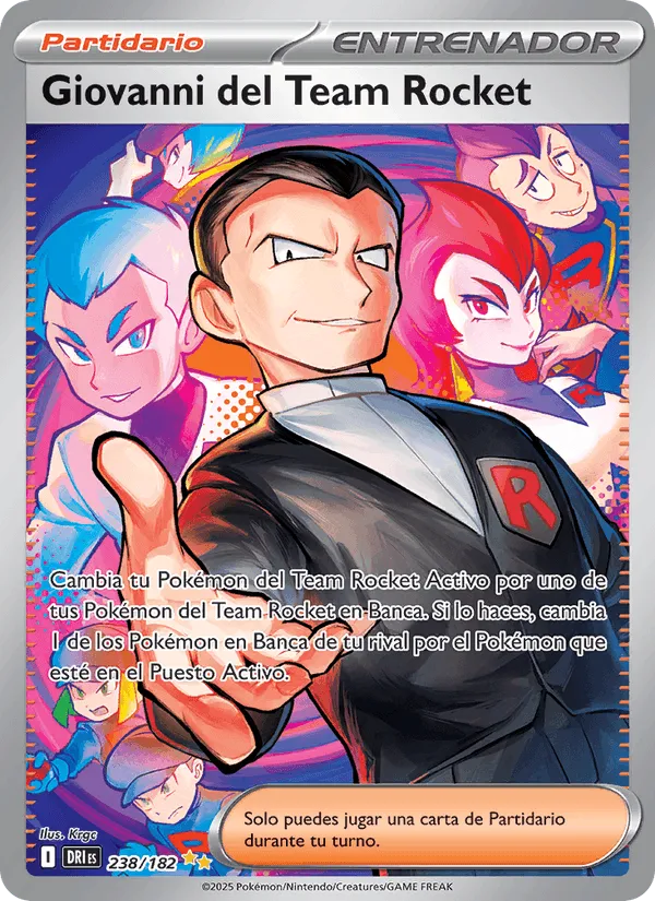 Giovanni del Team Rocket · Rivales Predestinados 238/182