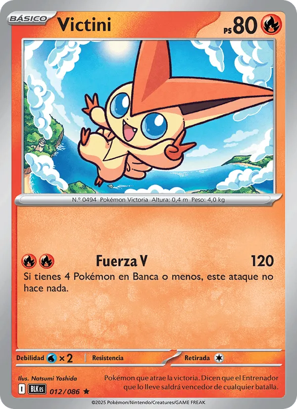 Victini · Fulgor Negro 012/86