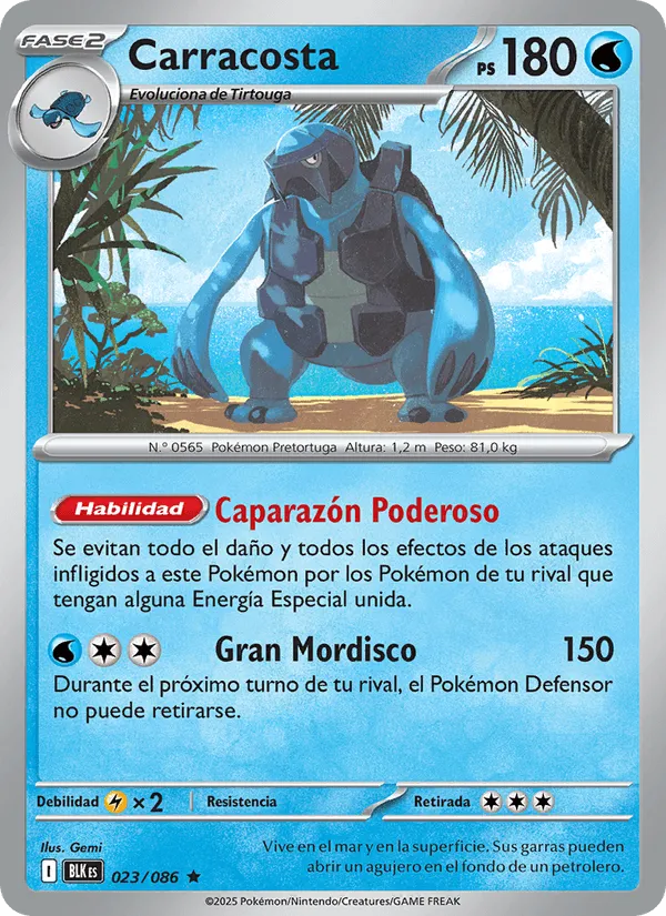 Carracosta · Fulgor Negro 023/86