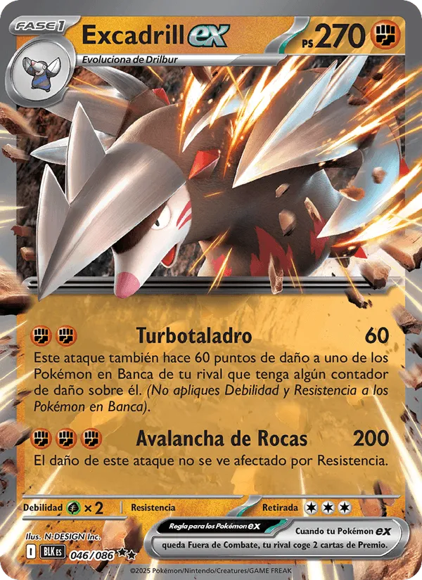 Excadrill ex · Fulgor Negro 046/86