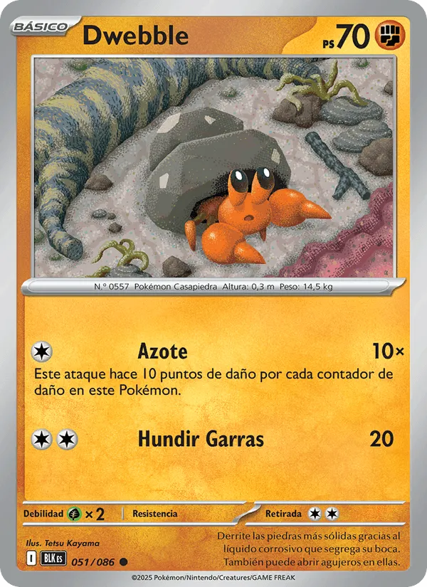 Dwebble · Fulgor Negro 051/86