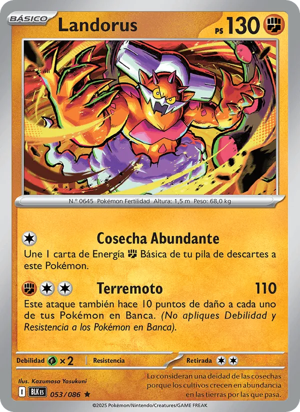 Landorus · Fulgor Negro 053/86