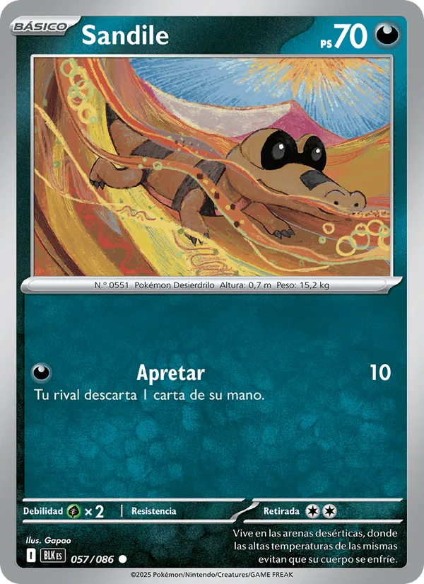 Sandile · Fulgor Negro 057/86