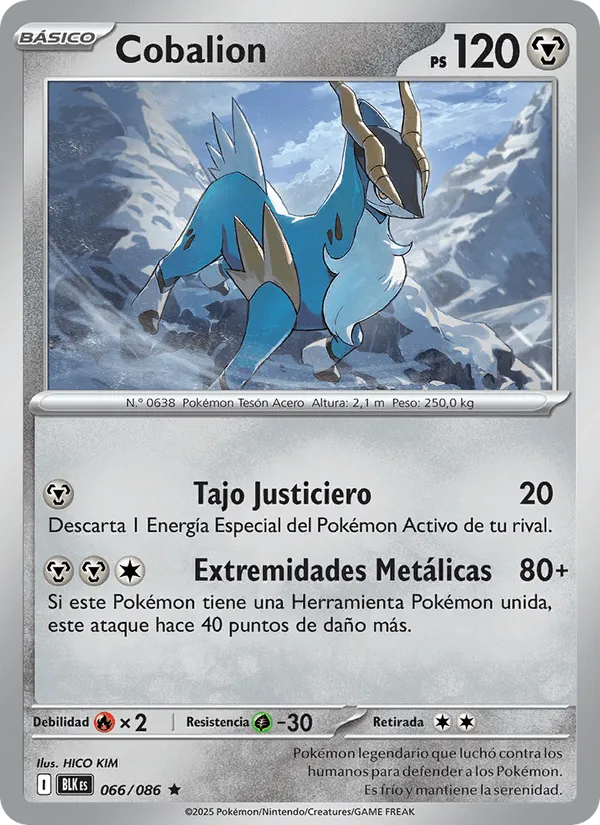 Cobalion · Fulgor Negro 066/86
