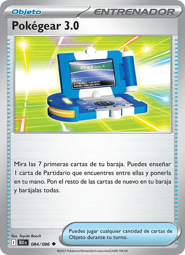 Pokégear 3.0 · Fulgor Negro 084/86