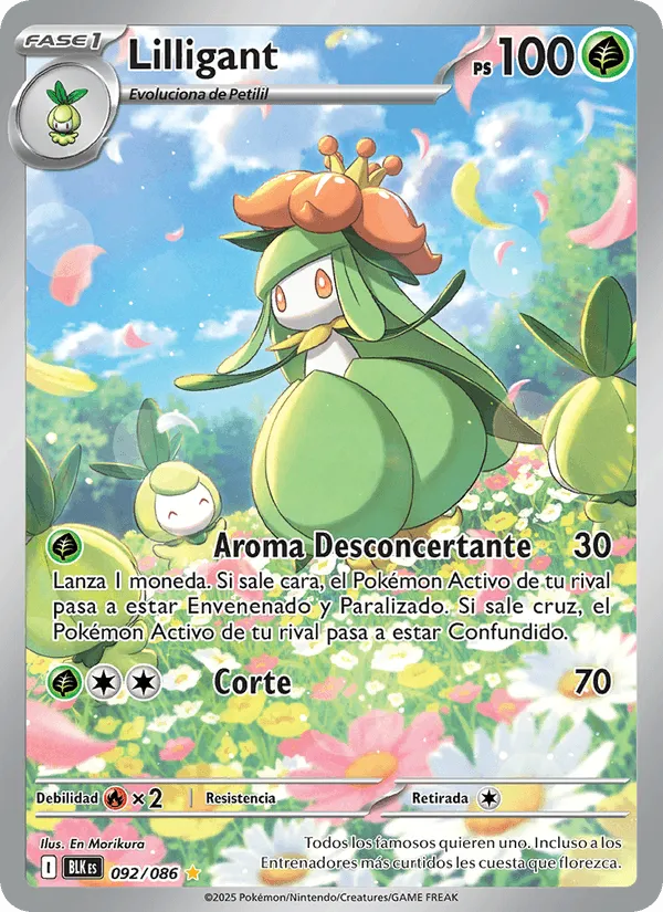 Lilligant · Fulgor Negro 092/86