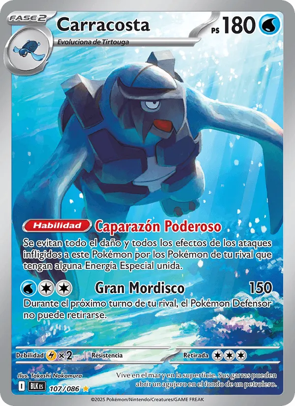 Carracosta · Fulgor Negro 107/86