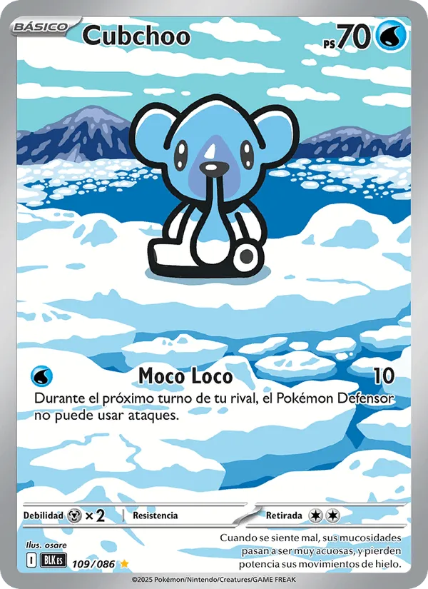 Cubchoo · Fulgor Negro 109/86