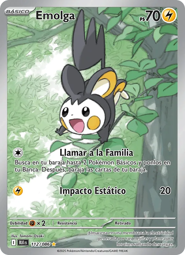Emolga · Fulgor Negro 112/86