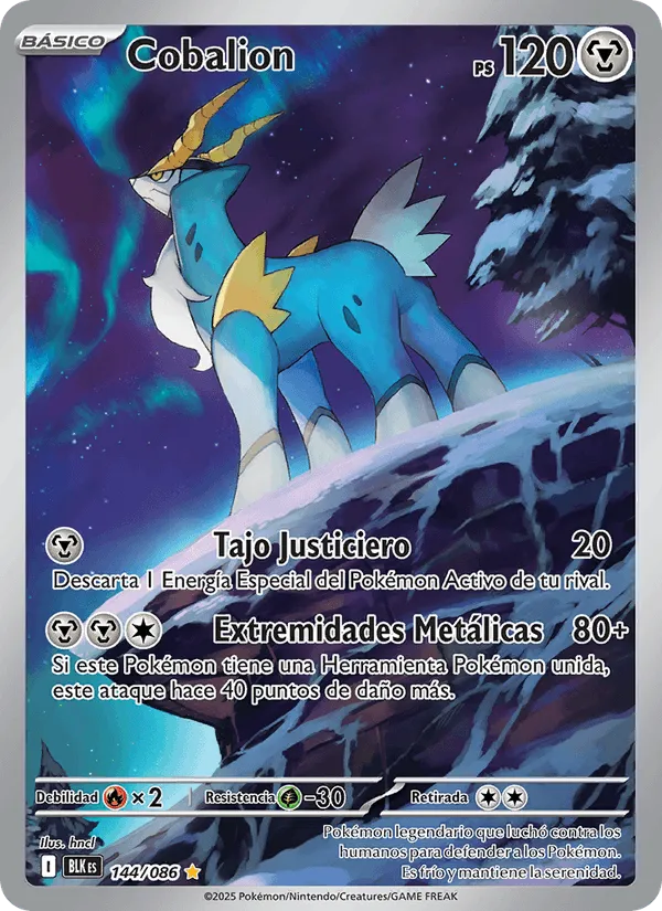 Cobalion · Fulgor Negro 144/86