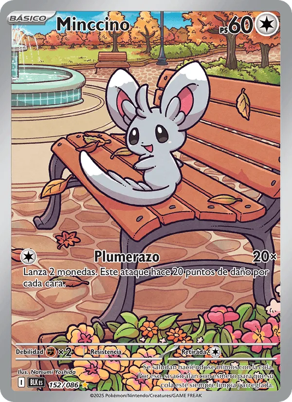 Minccino · Fulgor Negro 152/86