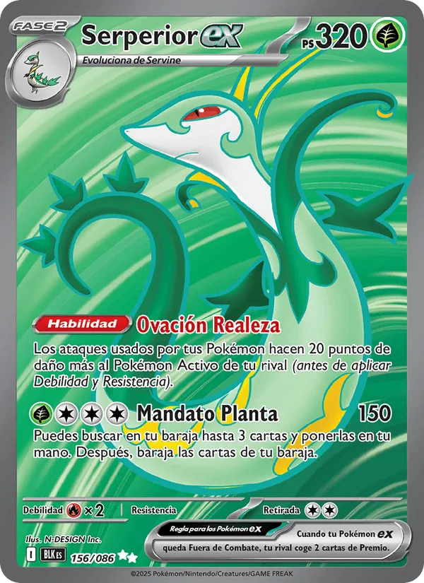 Serperior ex · Fulgor Negro 156/86