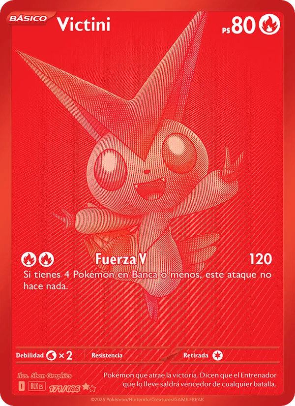 Victini · Fulgor Negro 171/86
