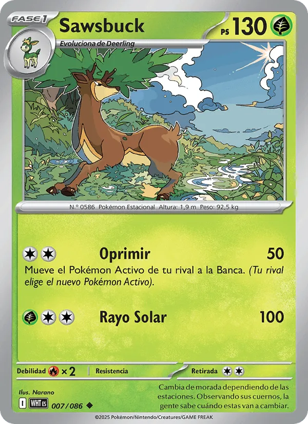 Sawsbuck · Llama Blanca 007/86