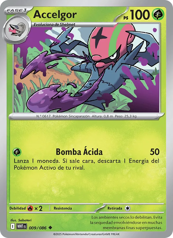 Accelgor · Llama Blanca 009/86