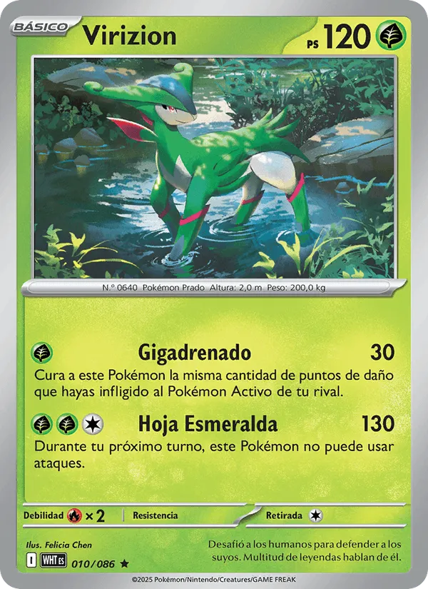Virizion · Llama Blanca 010/86