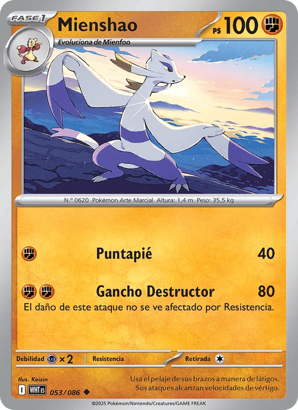 Mienshao · Llama Blanca 053/86