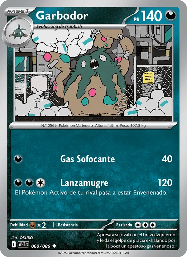 Garbodor · Llama Blanca 060/86