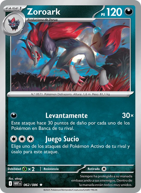 Zoroark · Llama Blanca 062/86