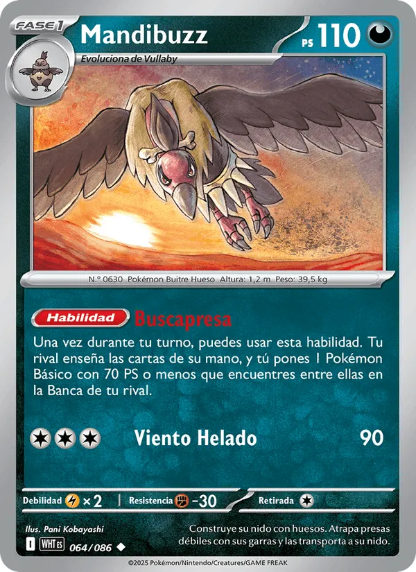 Mandibuzz · Llama Blanca 064/86