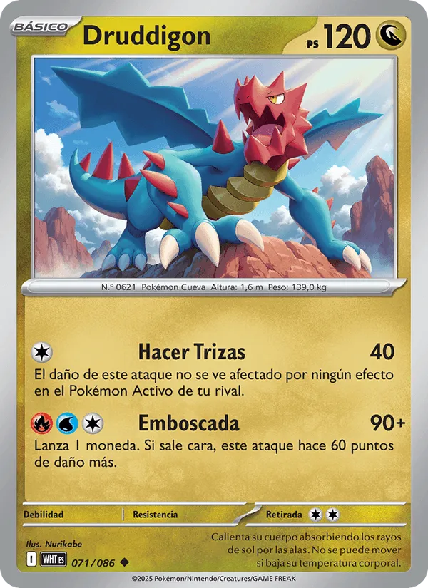 Druddigon · Llama Blanca 071/86