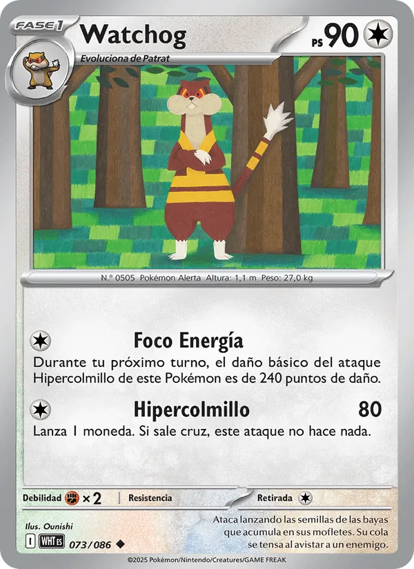 Watchog · Llama Blanca 073/86