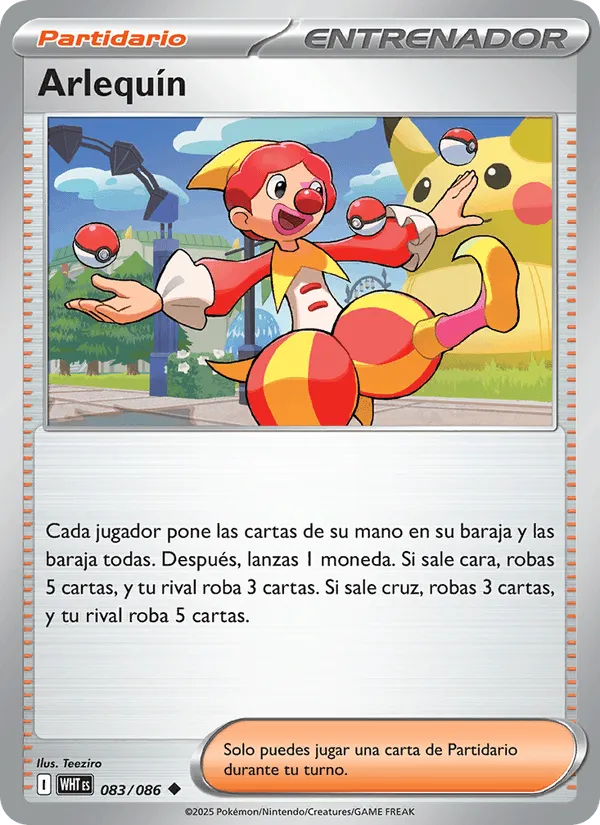 Arlequín · Llama Blanca 083/86