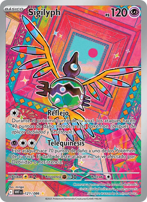 Sigilyph · Llama Blanca 121/86