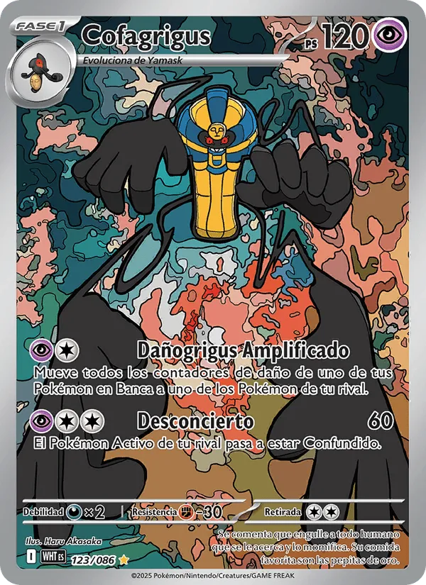 Cofagrigus · Llama Blanca 123/86