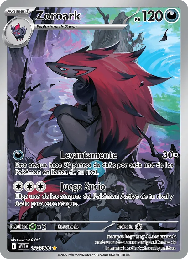 Zoroark · Llama Blanca 143/86