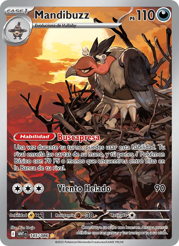 Mandibuzz · Llama Blanca 145/86