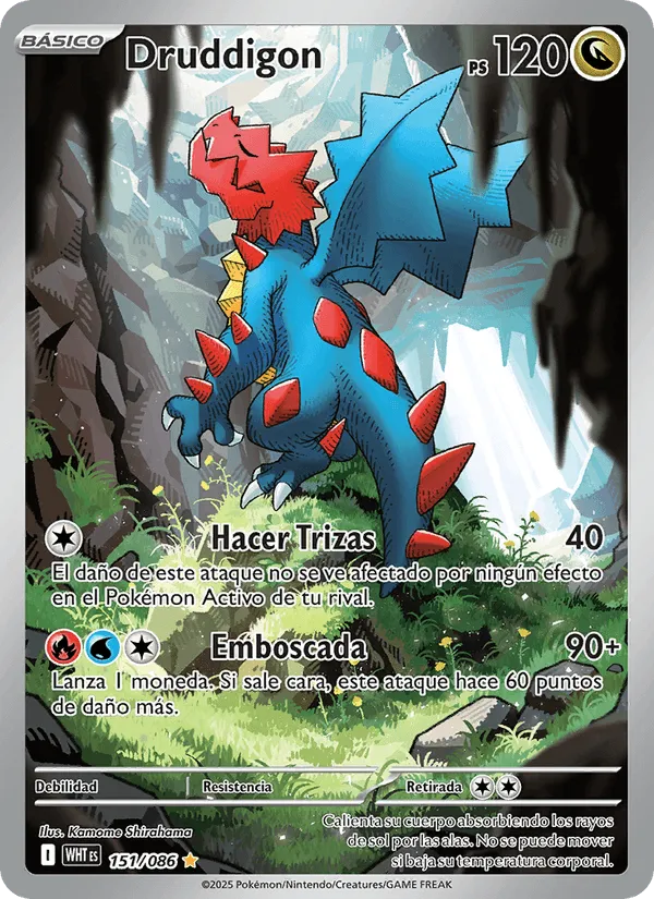 Druddigon · Llama Blanca 151/86