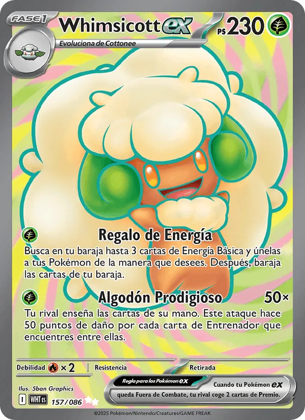 Whimsicott ex · Llama Blanca 157/86