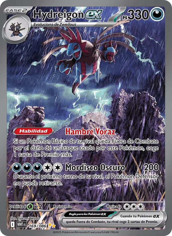 Hydreigon ex · Llama Blanca 169/86