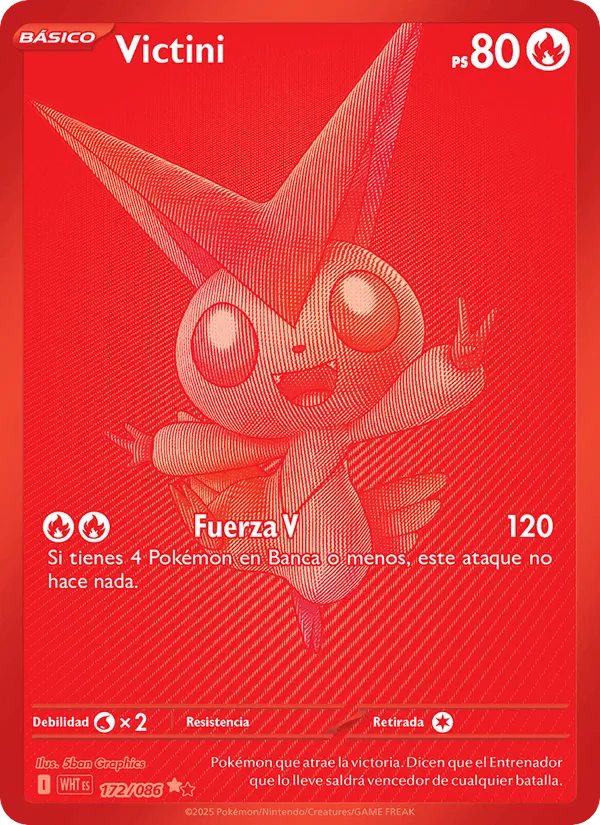 Victini · Llama Blanca 172/86