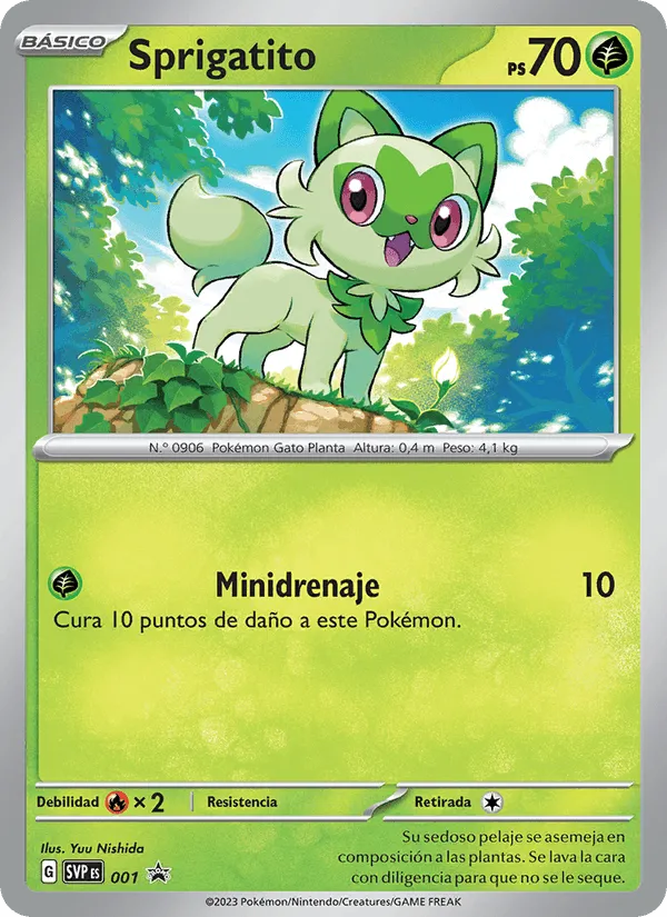Sprigatito · SVP Black Star Promos 001/225