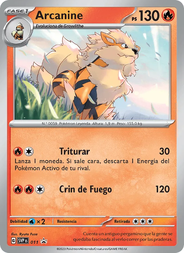 Arcanine · SVP Black Star Promos 011/225