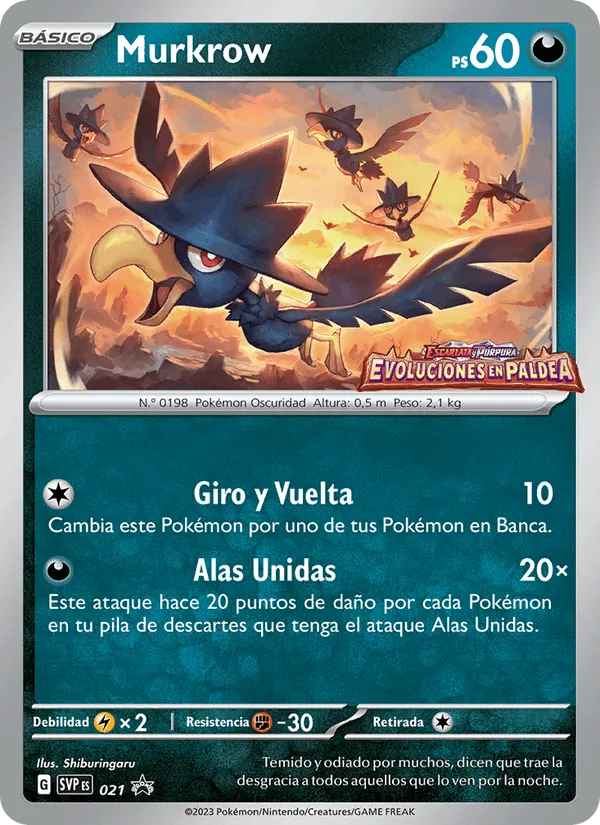Murkrow · SVP Black Star Promos 021/225
