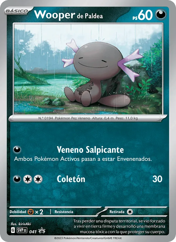 Wooper de Paldea · SVP Black Star Promos 041/225