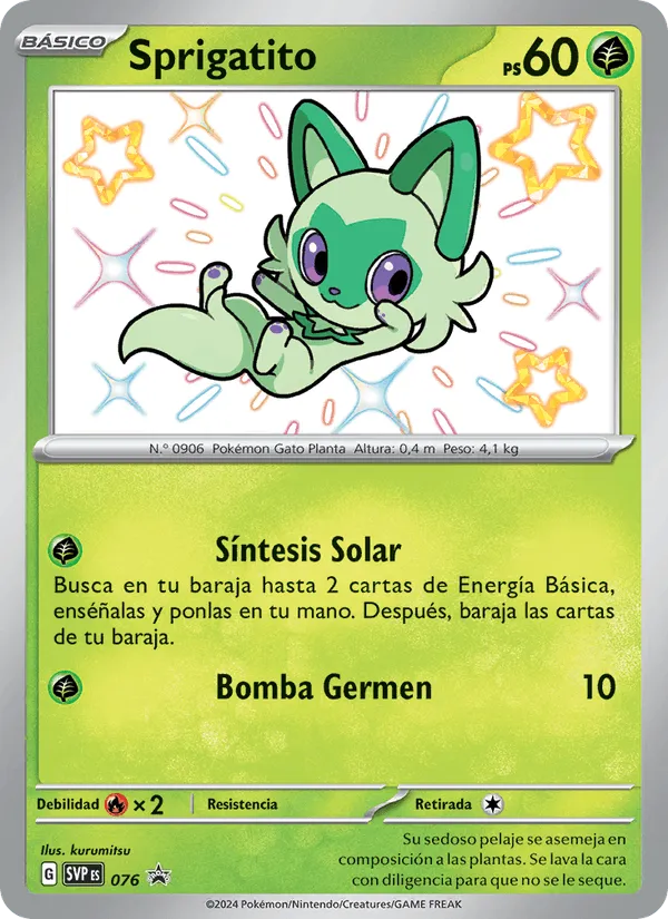 Sprigatito · SVP Black Star Promos 076/225