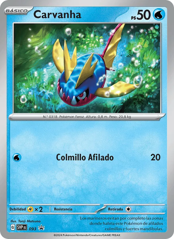 Carvanha · SVP Black Star Promos 093/225