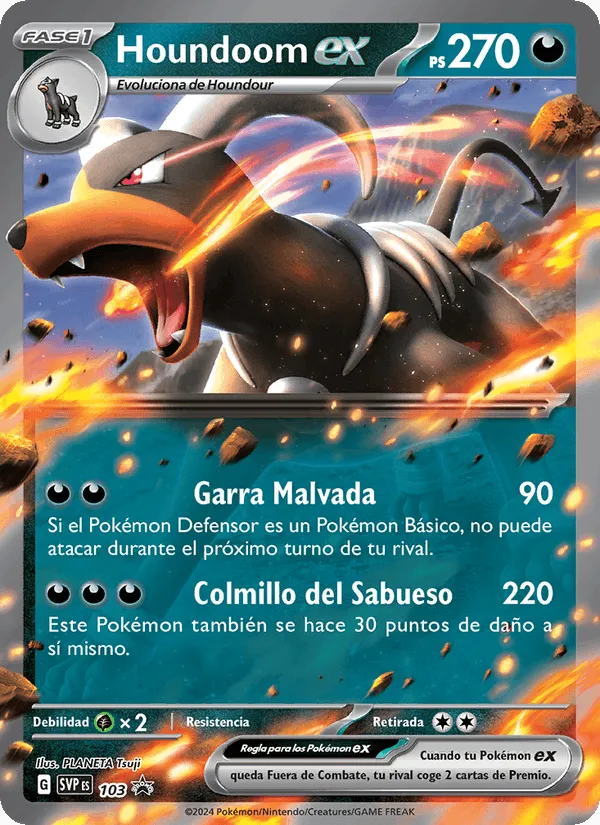 Houndoom ex · SVP Black Star Promos 103/225