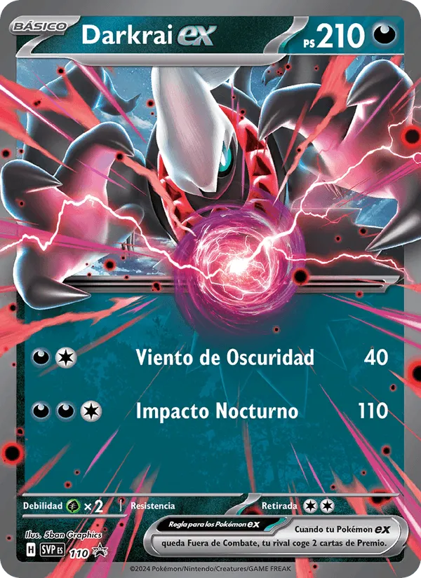Darkrai ex · SVP Black Star Promos 110/225