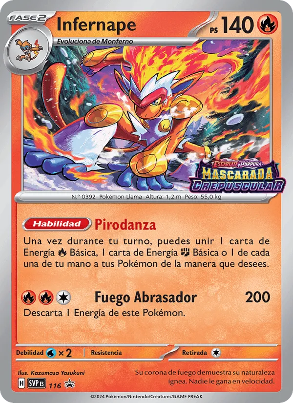 Infernape · SVP Black Star Promos 116/225