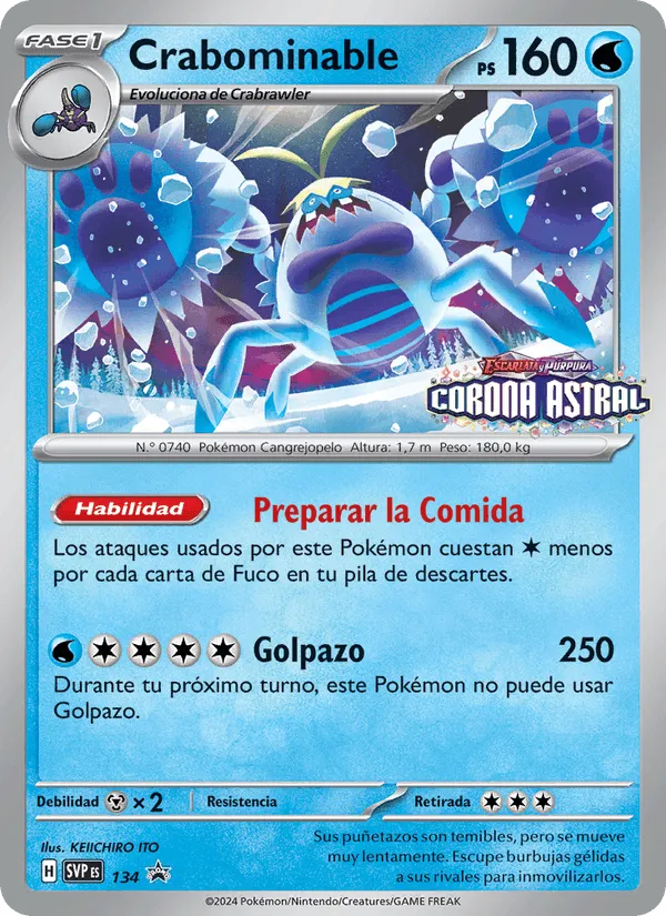 Crabominable · SVP Black Star Promos 134/225