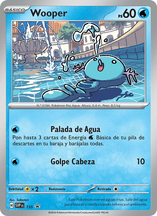 Wooper · SVP Black Star Promos 155/225