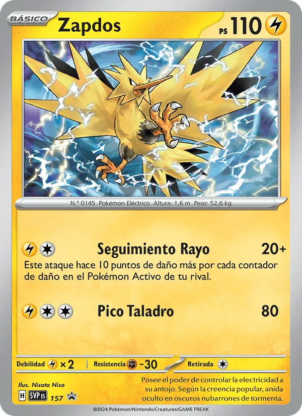 Zapdos · SVP Black Star Promos 157/225