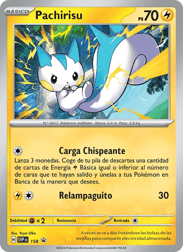 Pachirisu · SVP Black Star Promos 158/225