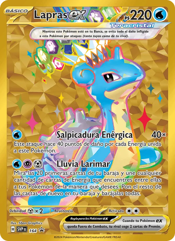 Lapras ex · SVP Black Star Promos 164/225