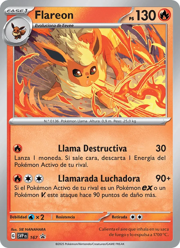 Flareon · SVP Black Star Promos 167/225